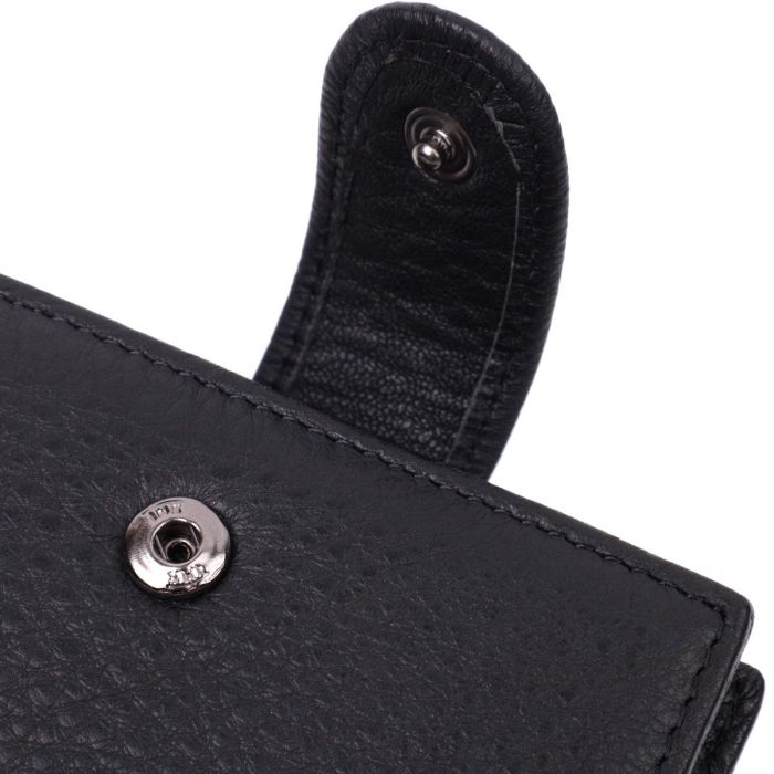 Горизонтальный кошелек для мужчин из натуральной кожи Vintage sale_15037 Черный