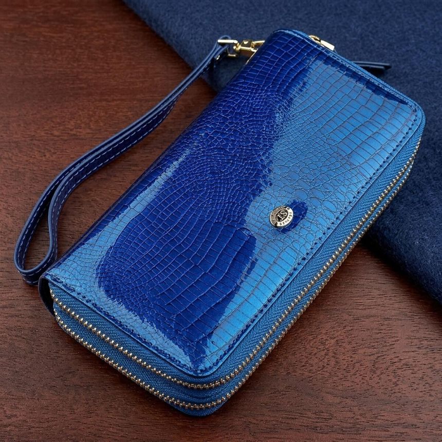 Кошелек женский ST Leather 18447 (S5001A) на молнии Синий
