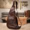 Сумка для мужчин с большим количеством карманов из натуральной кожи Vintage 22956 Коричневый