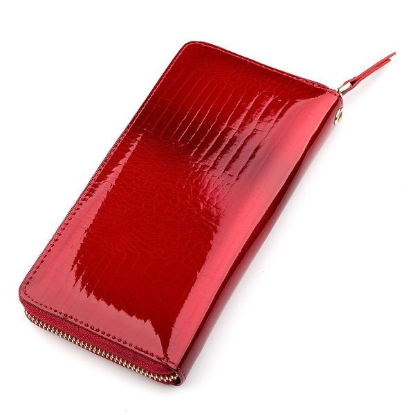 Кошелек женский ST Leather 18397 (S4001A) на молнии Красный