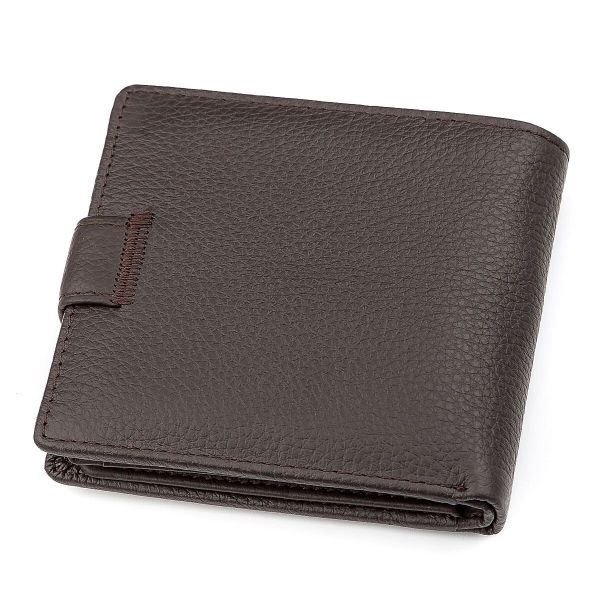 Мужской кошелек ST Leather 18347 (ST153) функциональный Коричневый