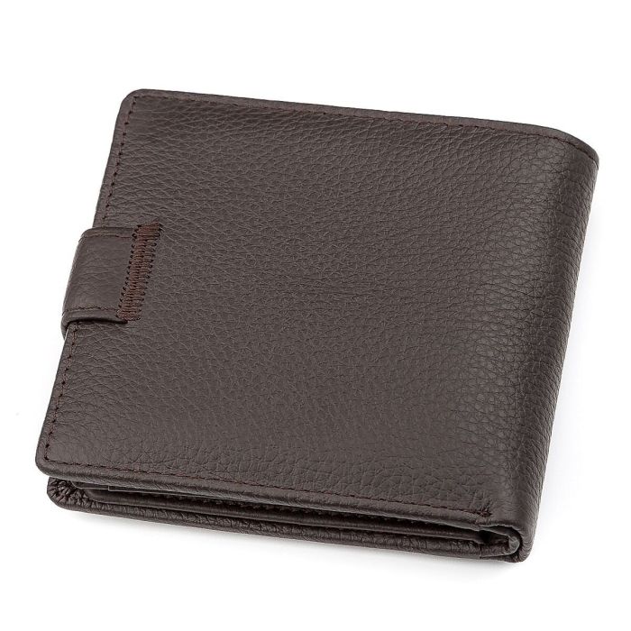 Мужской кошелек ST Leather 18347 (ST153) функциональный Коричневый