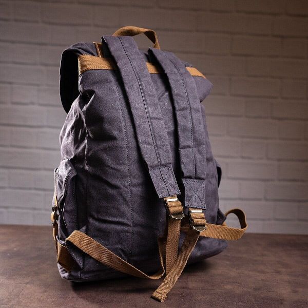 Походный рюкзак canvas Vintage 20110 Серый