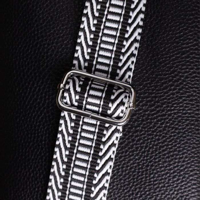 Женская сумка на два отделения из натуральной кожи Vintage 22919 Черный