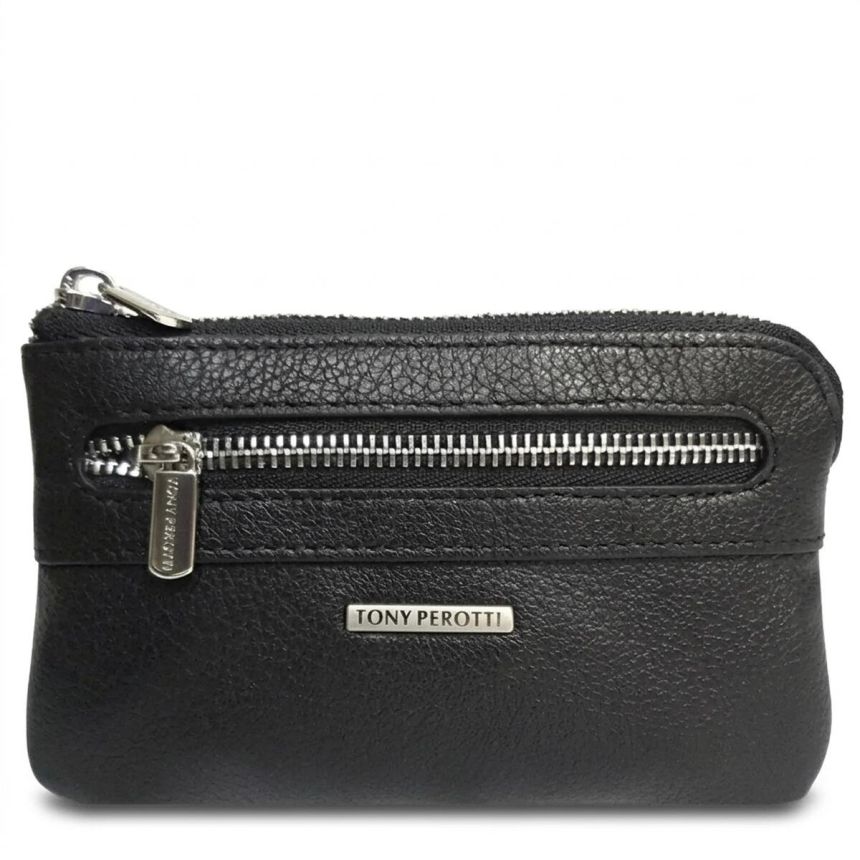 Ключница Tony Perotti New Contatto из натуральной кожи 359L nero (90418) Черная