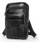 Небольшая кожаная поясная сумка Vintage 20359 Черный