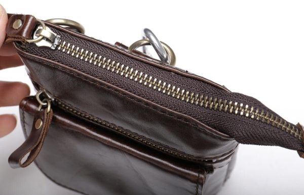 Сумка через плечо мужская Vintage 20097 Коричневая