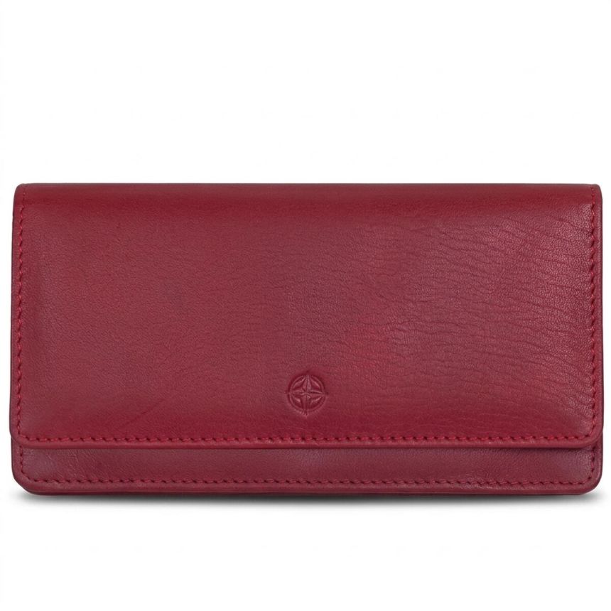 Женский кошелек Tony Perotti Натуральная кожа Cortina 5072 rosso (90321) Красный