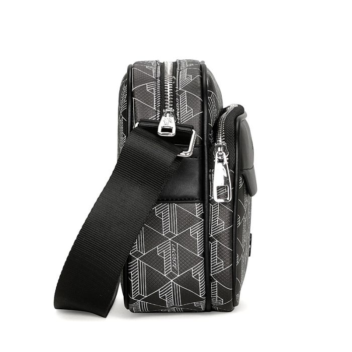 Сумка Lacoste The Blend Monogram чоловіча Black