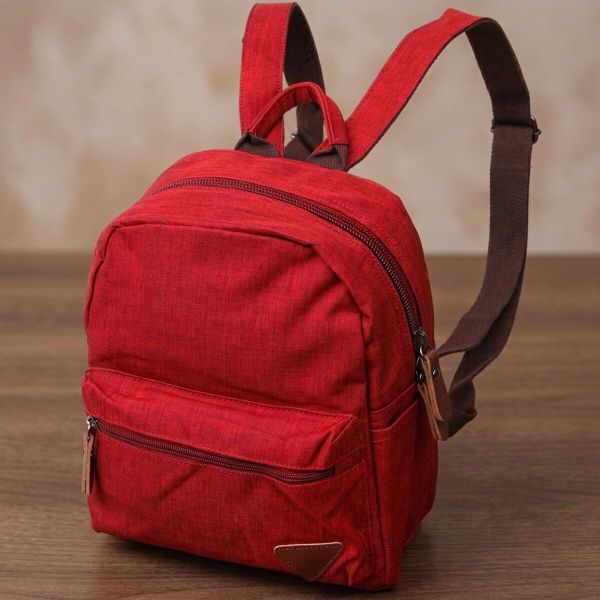 Стильный женский рюкзак из текстиля Vintage 22245 Бордовый