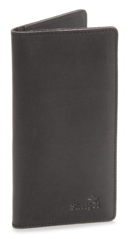 Кошелек SHVIGEL из винтажной кожи 13794 Черный