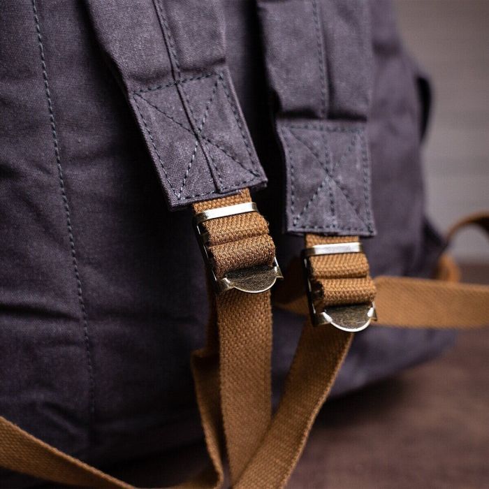 Походный рюкзак canvas Vintage 20110 Серый