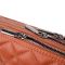 Женская сумка прошита модными ромбами из натуральной кожи Vintage sale_15143 Рыжий
