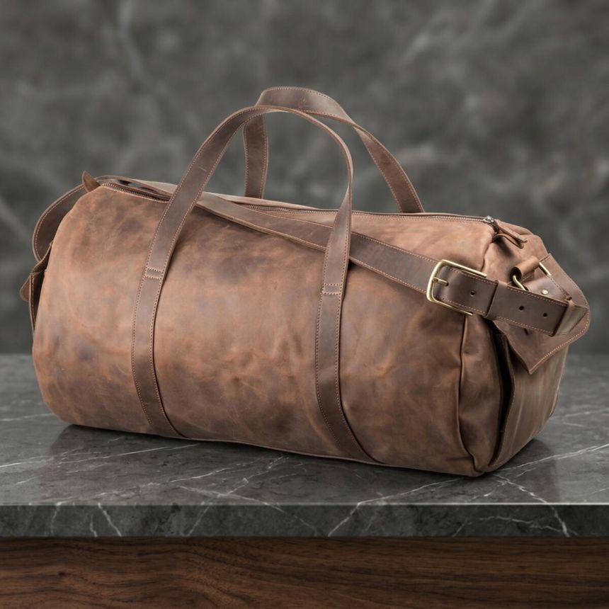 Сумка дорожная Grande Pelle 11045 Коричневая