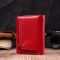 Яркий женский кошелек с монетницей из натуральной кожи ST Leather 19482 Красный