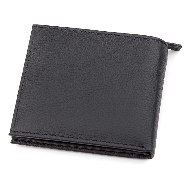 Мужской кошелек ST Leather 18343 (ST154) натуральная кожа Черный