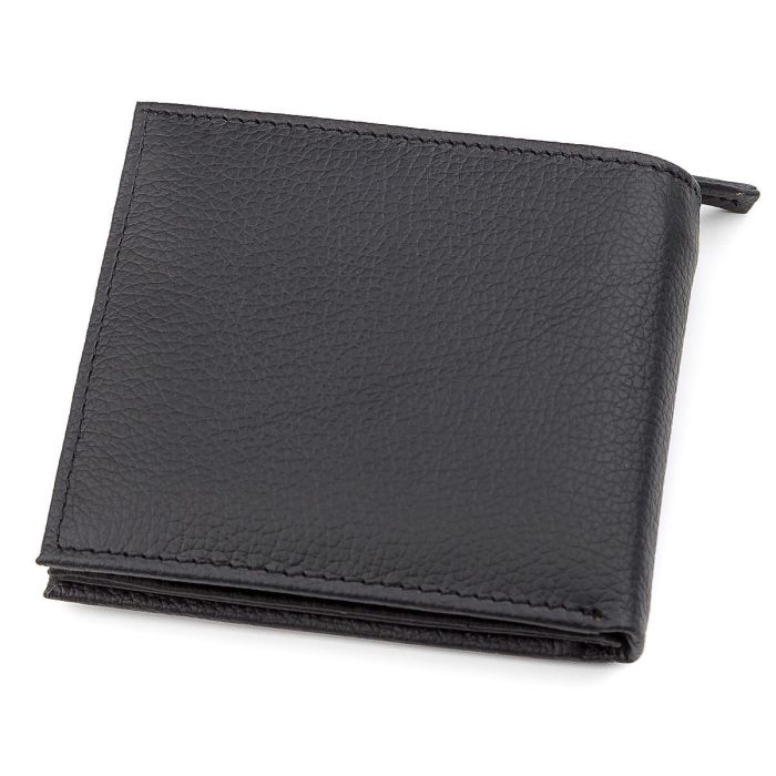Мужской кошелек ST Leather 18343 (ST154) натуральная кожа Черный