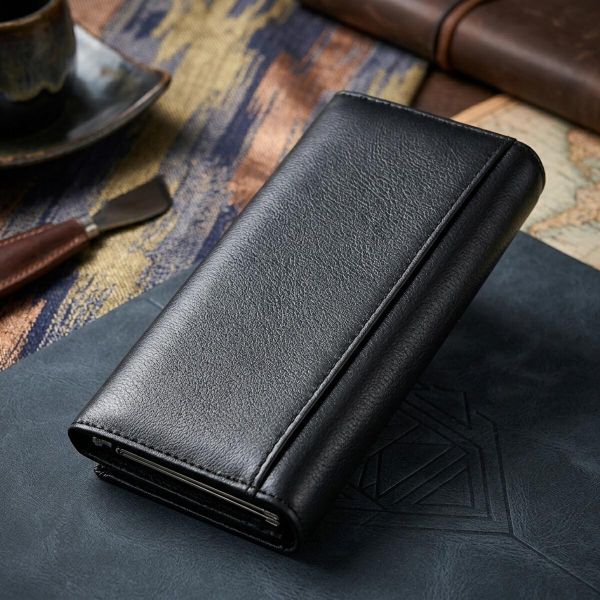 Женский классический кошелек из натуральной кожи ST Leather 22676 Черный