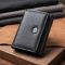 Небольшое женское портмоне с монетницей из натуральной кожи ST Leather 22730 Черный