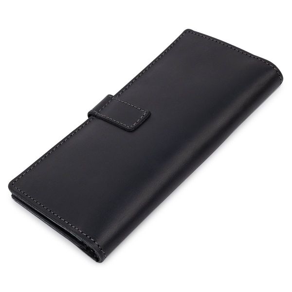 Стильное матовое мужское портмоне GRANDE PELLE 11560 Черный