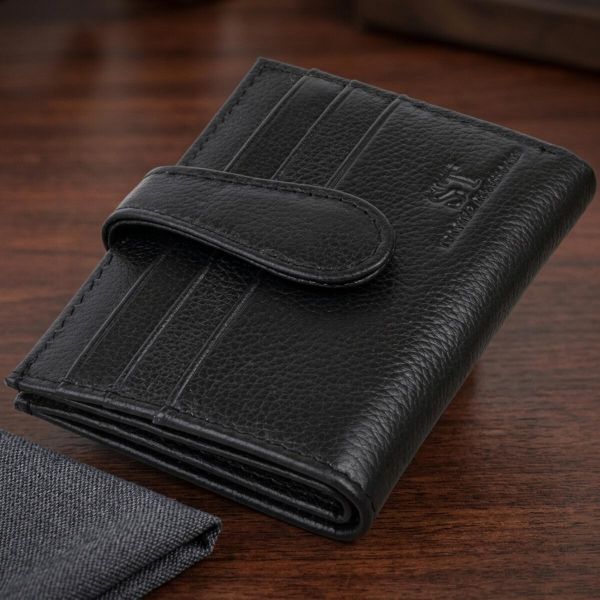 Кошелек-визитница ST Leather 19208 Черный