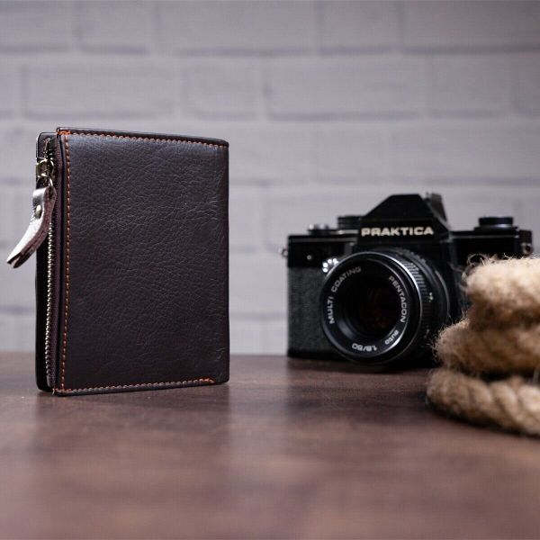 Кошелек мужской Vintage 14687 Коричневый