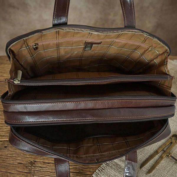 Мужская сумка-портфель Tony Perotti Italico 9954-40 moro (90374) Коричневая