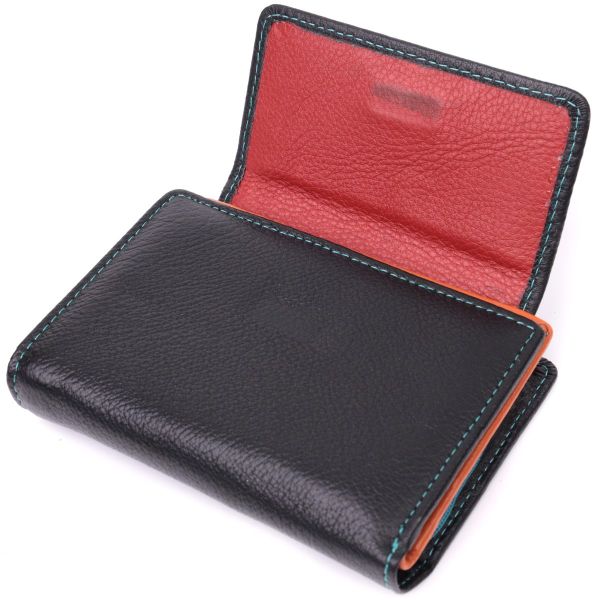 Стильный кошелек для женщин из натуральной кожи ST Leather 22501 Черный