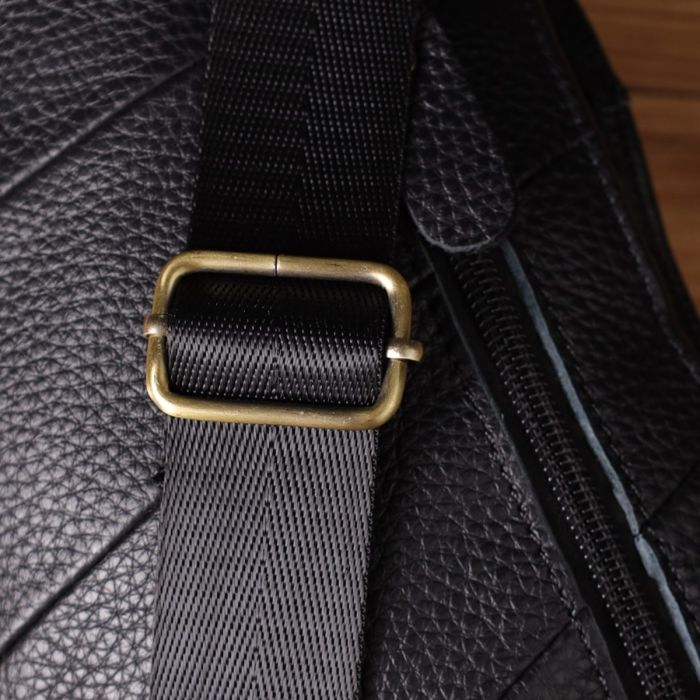 Сумка через плечо из натуральной кожи Vintage 22958 Черный