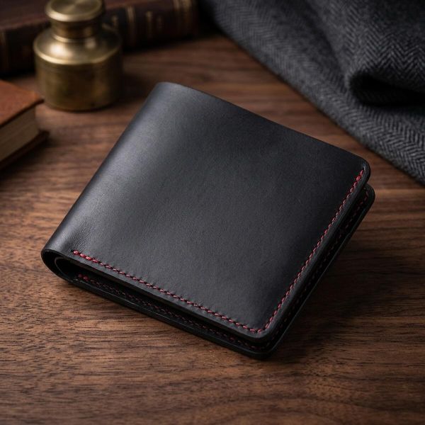 Кожаное матовое портмоне унисекс GRANDE PELLE 11542 Черный