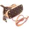 Каркасная женская сумка из экокожи Vintage sale_15152 Коричневый