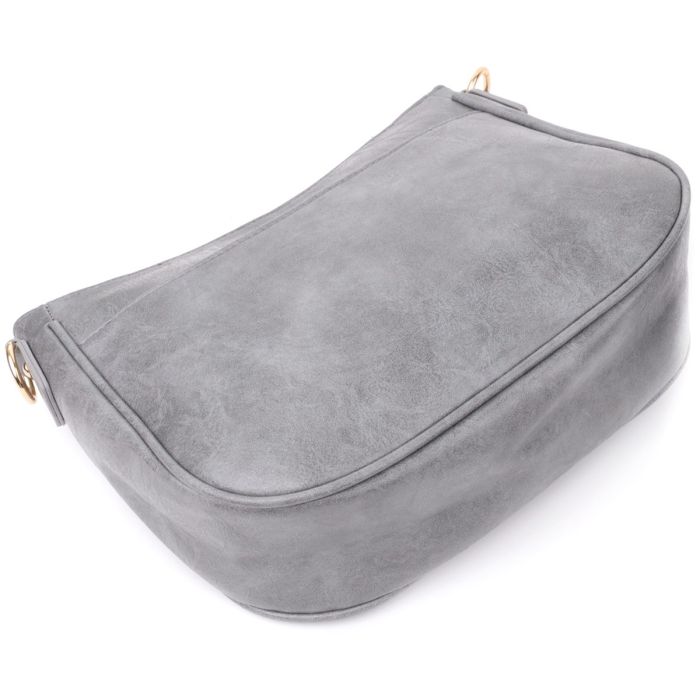 Женская удобная сумка из экокожи Vintage sale_15134 Серый