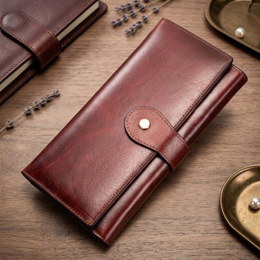Кошелек женский Vintage 14916 Бордовый