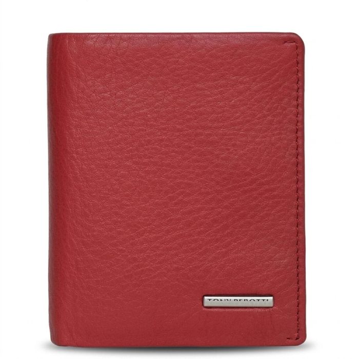 Женский кошелек Tony Perotti из зернистой кожи New Contatto 3603 rosso (90701) Красный
