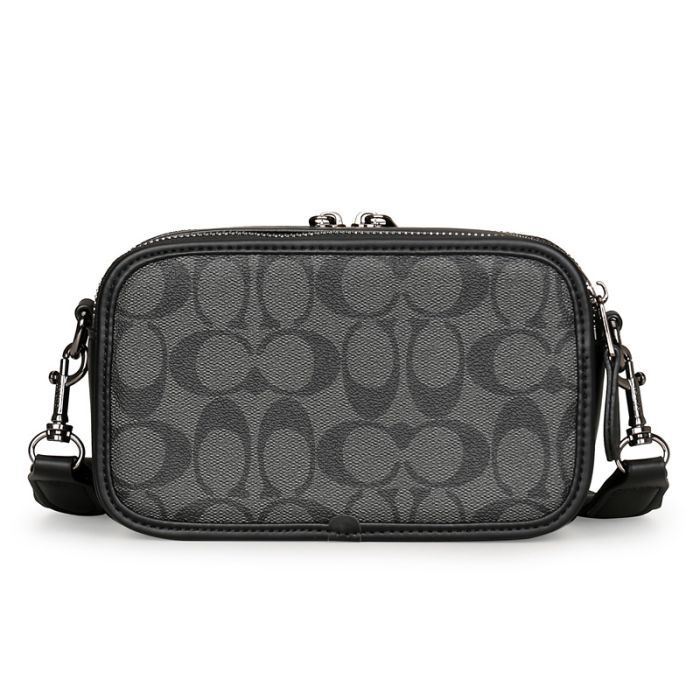 Сумка Coach Charter Slim Crossbody Black/Grey чоловіча