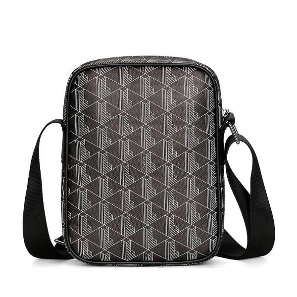 Сумка через плече Lacoste Monogram чорний