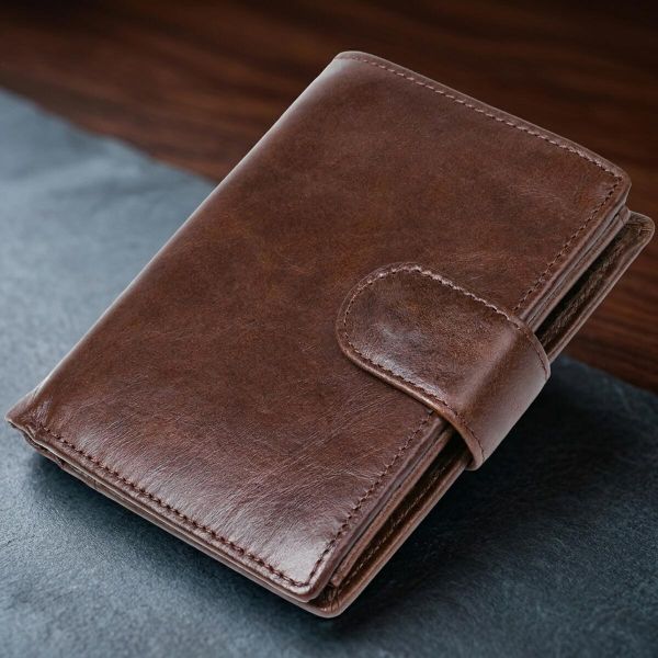 Кошелек мужской Vintage 14925 Коричневый