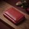 Компактный кошелек удобного формата из натуральной кожи ST Leather 23077 Бордовый