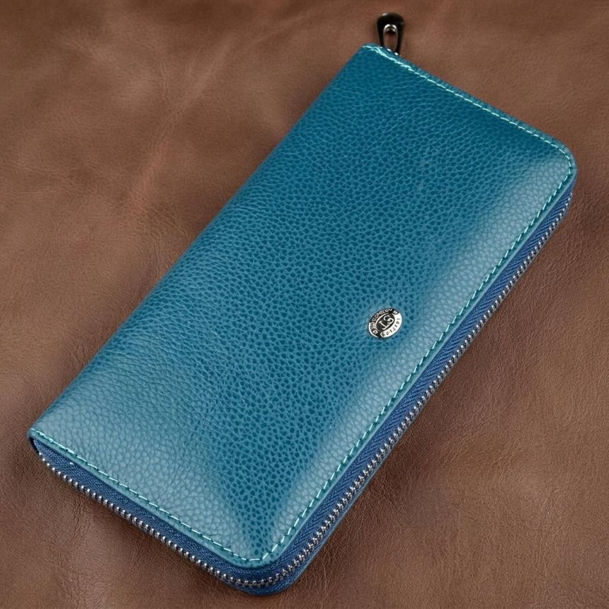 Женский клатч-визитница ST Leather 18861 Голубой