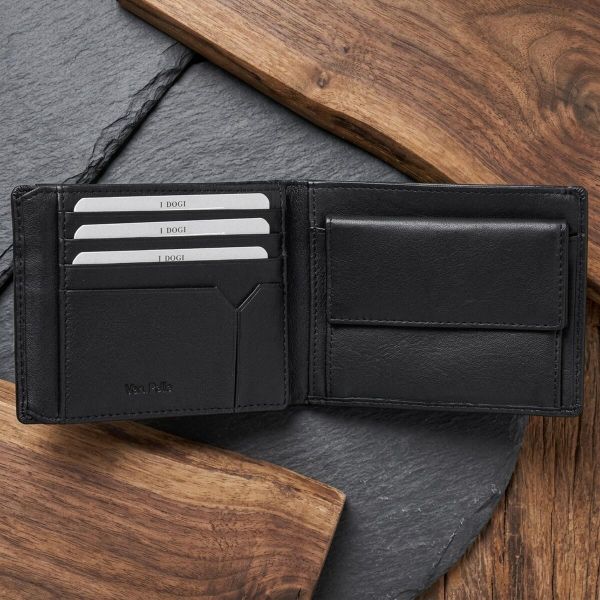 Мужское портмоне Tony Perotti Cortina 5036 nero (90209) Черное