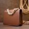 Горизонтальная сумка из кожзаменителя Vintage sale_14907 Коричневая