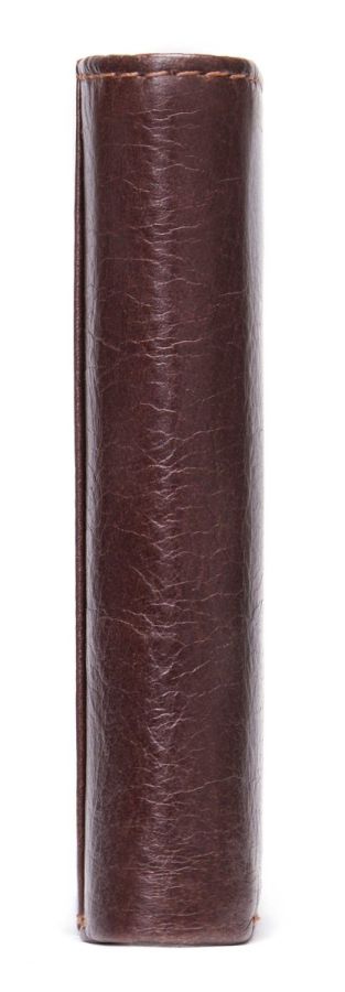 Чоловіче портмоне mini глянсове 20245 Vintage Коричневе