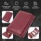 Шкіряний цікавий гаманець для жінок ST Leather 22507 Бордовий