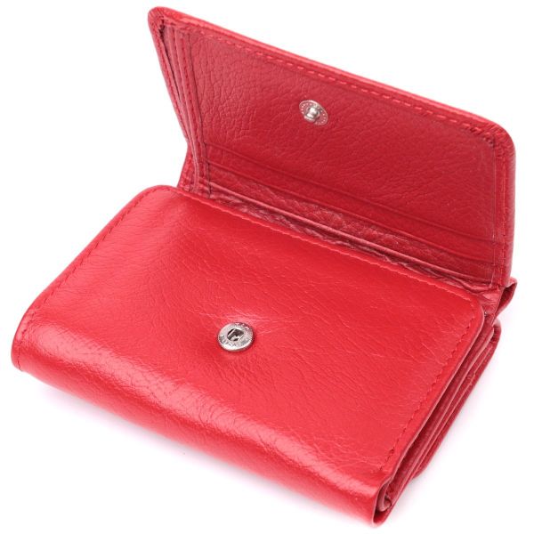 Кожаный яркий кошелек для женщин ST Leather 22505 Красный