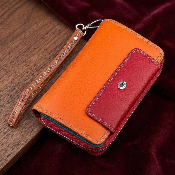 Кошелек женский ST Leather 18441 (SB55-5) вместительный Красный