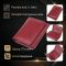 Компактный кошелек удобного формата из натуральной кожи ST Leather 23077 Бордовый