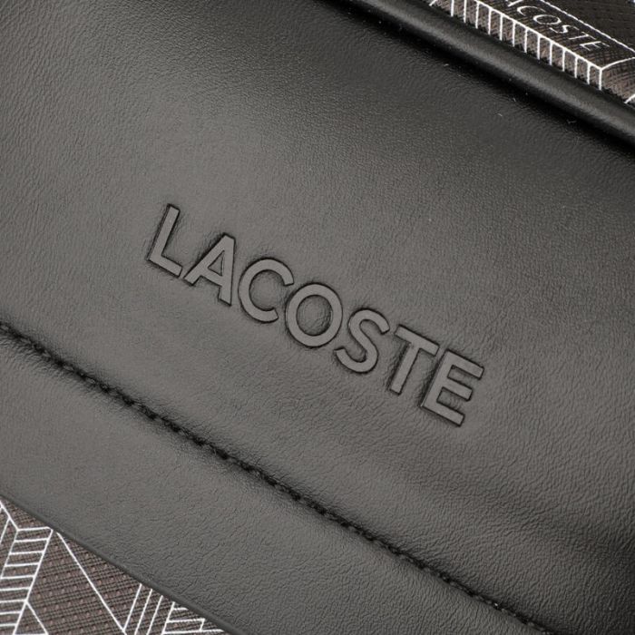 Сумка через плече Lacoste Monogram чорний