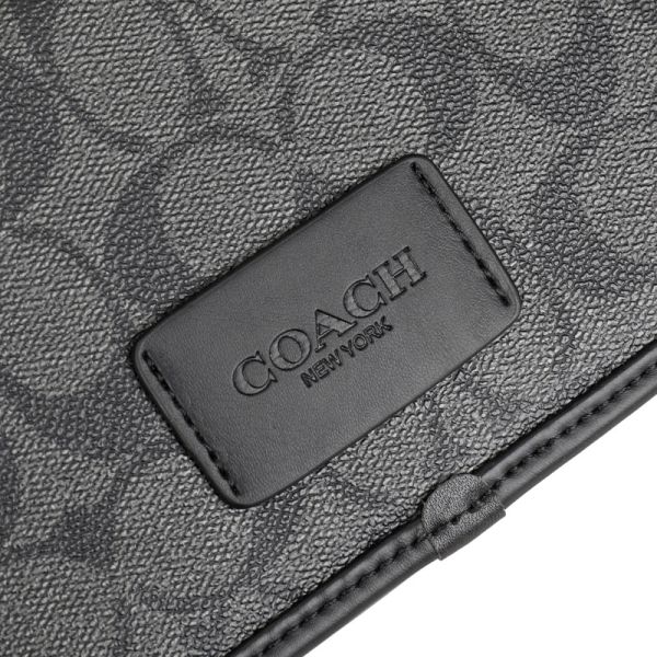 Сумка Coach Charter Slim Crossbody Black/Grey чоловіча