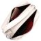 Женская прямоугольная сумка на два отделения из натуральной кожи Vintage 22344 Белая