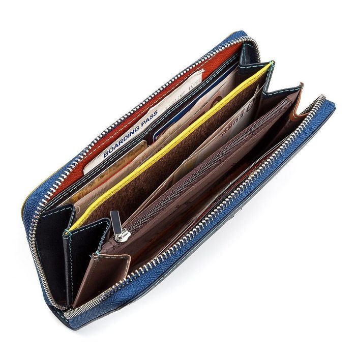 Кошелек женский ST Leather 18375 (SB71) на молнии Синий